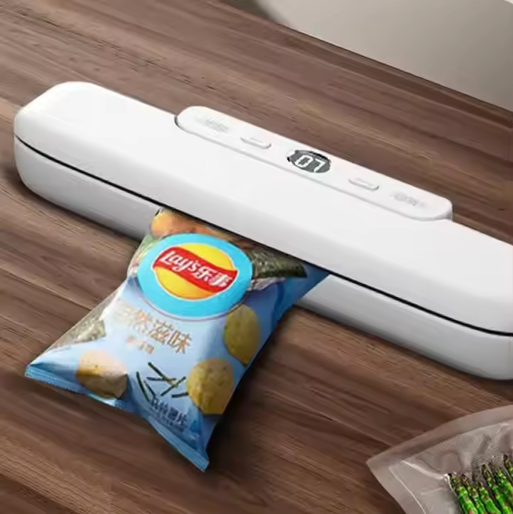 Automatic Food Sealers Mini Household Preservation Machine Electric Vacuum Sealer