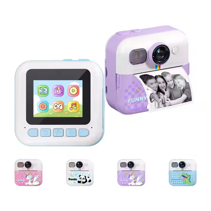 Hot sale High Quality Cheap Portable Montessori Toys Kids Instant Mini Camera Printer for Girl Boy Child's gift