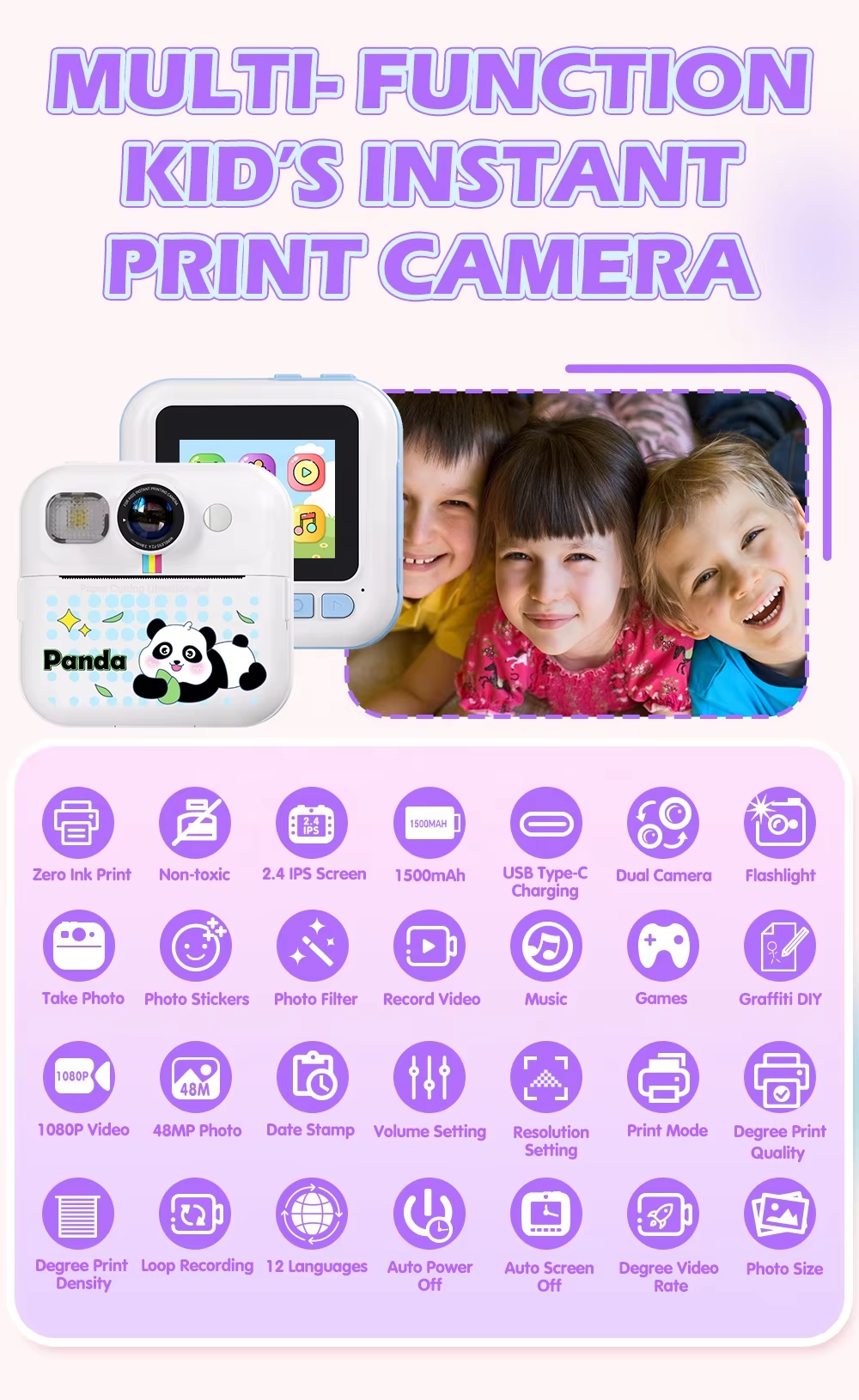 Compact Mini Pocket Camera Printer (11)