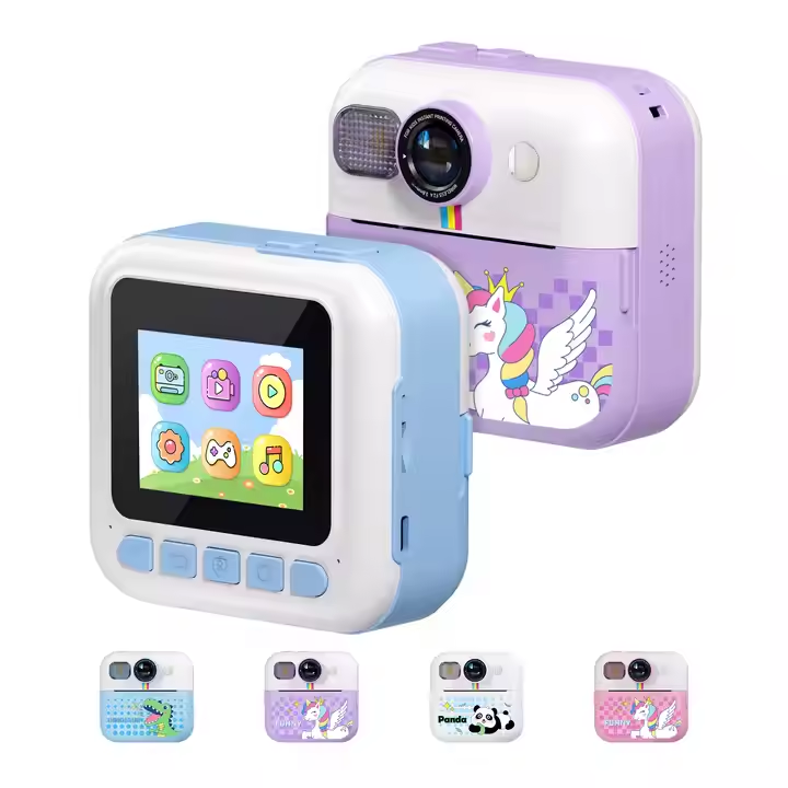 Hot sale High Quality Cheap Portable Montessori Toys Kids Instant Mini Camera Printer for Girl Boy Child's gift