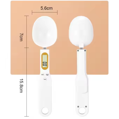 Digital Spoon Scale Electronic Measuring Spoon with 2 Replaceable Spoons with Food Coffee Weigh Scale High Precision for Home (3)