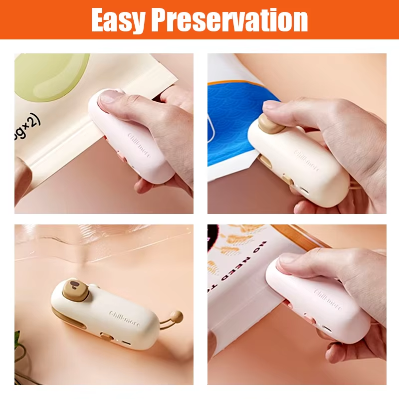 Heat Vacuum Sealers Food Sealer Bag Sealing Machine for Plastic Bags Snack Bags (1)