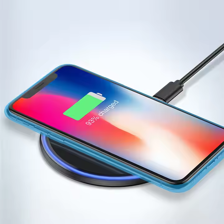 Hot Power Pad Qi-Certified Wireless Charger Compatible with iPhone, Samsung Galaxy, for AirPods Pro