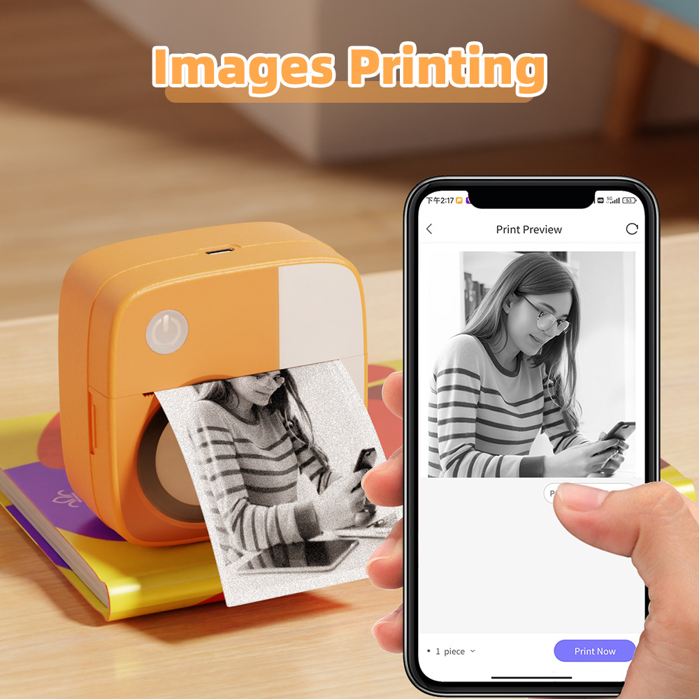 Mini portable photo printer (2)