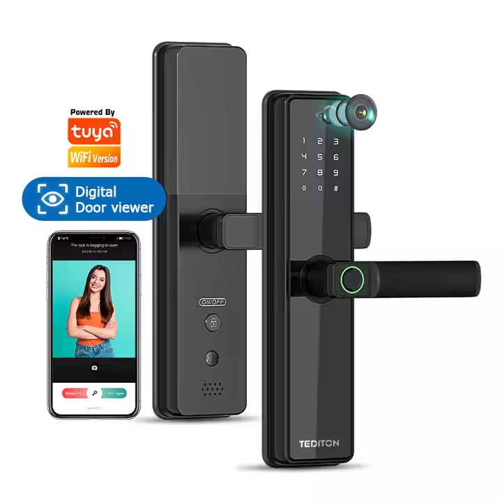 Wifi Smart Door Lock With Camera Doorbell for Home